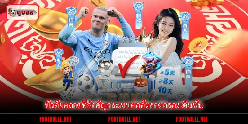 ปัจจัยตลาดที่สำคัญกระทบต่ออัตราต่อรองเดิมพัน